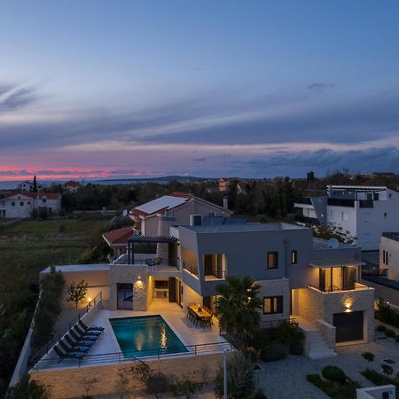Villa Roca With Heated Pool And Sauna Privlaka  Eksteriør bilde